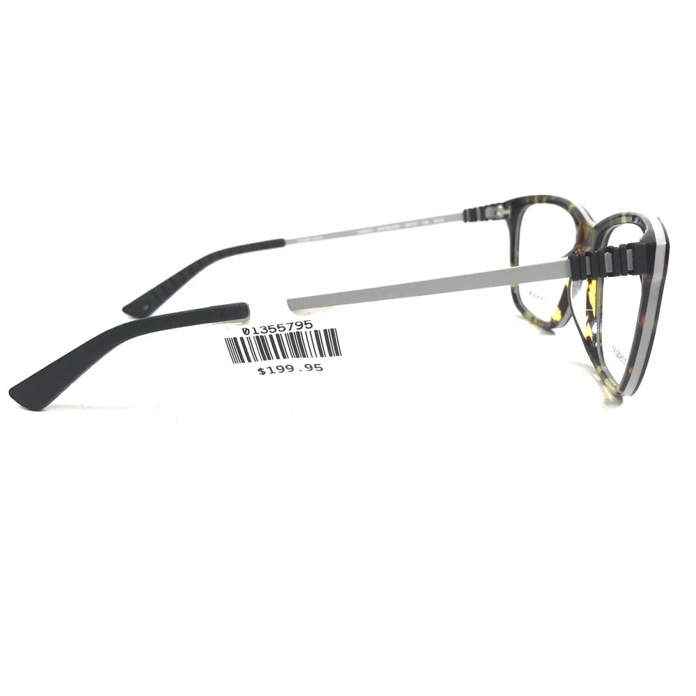 Cole Haan Eyeglasses Frames CH4039 001 BLACK Gray Tortoise Square 56-17-145